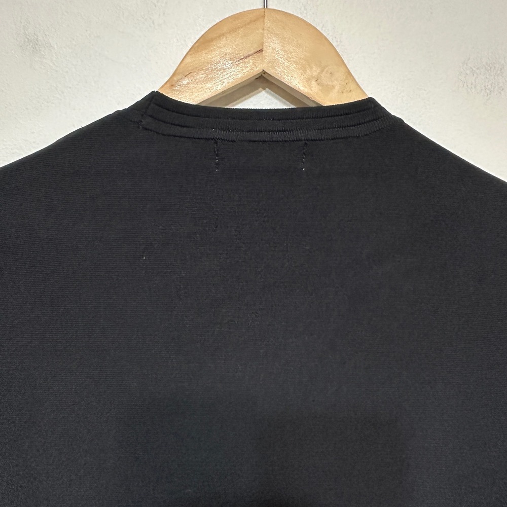 Rachel Parcell Bell Sleeve Blouse Womens Small Black Knit Ruffle Whimsigoth - Picture 7 of 8